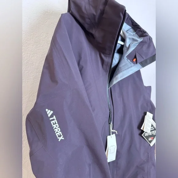 adidas Terrex Techrock 3L GORE-TEX C-Knit Ski shell Jacket size L NWT retail$650